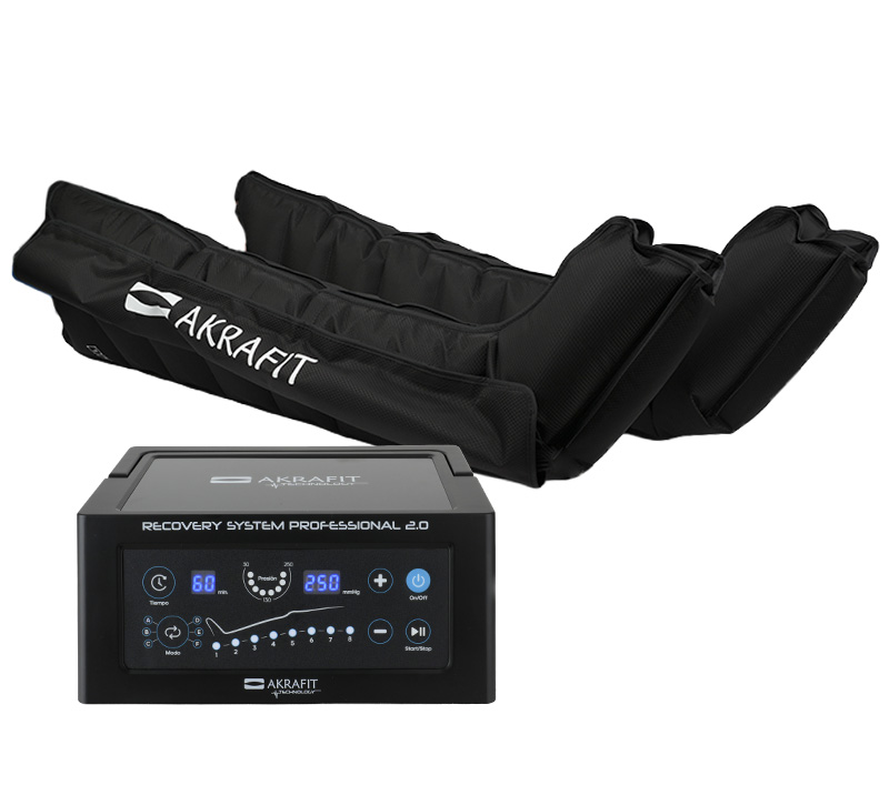Akrafit Recovery System Professional 2.0 con botas de 8 cámaras